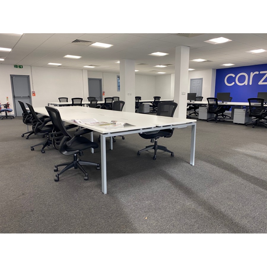 Adapt 1200mm Deep | 4 Person Back to Back Bench Desk